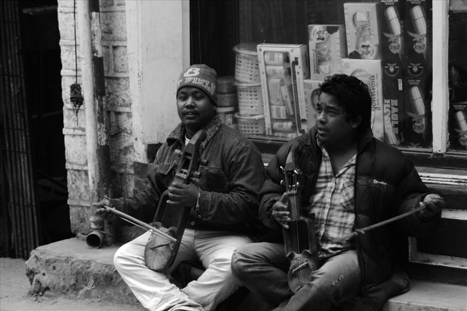 street concert at darjeeling. great tribal music