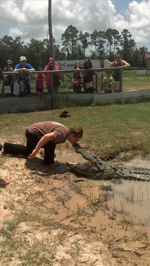 Me playing with Big Al. Photo taken by Kimberly Estillette