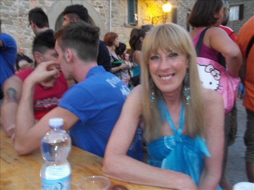 Me enjoying Festa at Castel Rigone this August.  A bit colder there now! 