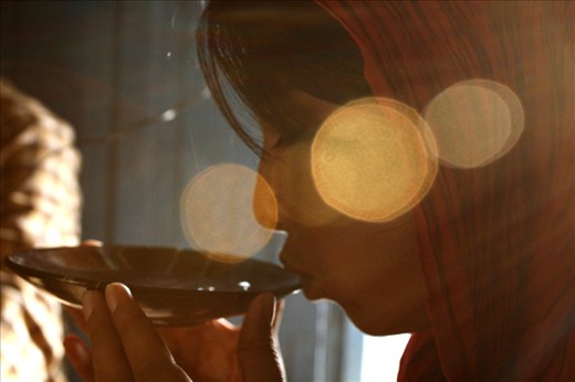 Learn the correct way to Drink Tea in Kutch