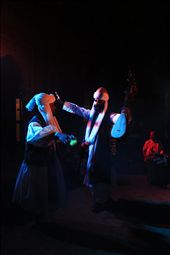 The Native balochi Performers (from the province of Balochistan, Pakistan) including legendary Akhtar Channal performing a folk dance on the beautiful fusion of eastern and western music.: by sania, Views[991]