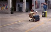 Taking a rest in a Buenos Aires market hall as the work day continues to unfold.: by sanja, Views[670]
