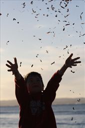 Joy in this photo symbolic of beauty of the people and the coastline of Victoria: by sannah, Views[428]