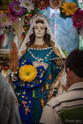 The virgin of Santa Lucia. Locals in Oaxaca believe that when you offer money to any saint, all the miracles you wish will come through. : by santiaguito, Views[464]