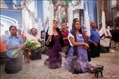 Hours before our baby Jesus is born, people pray and offer flowers, candles and incense to god. : by santiaguito, Views[495]