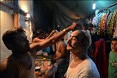 The backstage – the performers getting ready, colourful costumes.: by santoshreddy, Views[254]