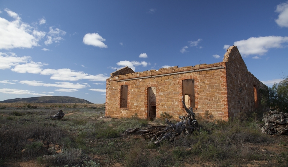 There are many ruins around the Flinders Ranges like this old house.  British migrants settled here to eek out a living sheep farming and the like.  What a harsh and remote place they must have thought it was.  Given the numbers ruins desertion must have been high.