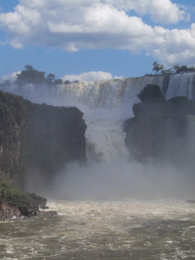 Argentinian side of Iguazu Falls