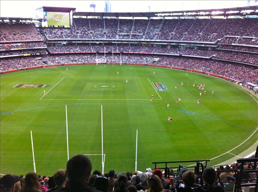 Catching some Aussie Footie!