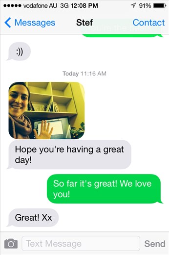 This is life with Stef and we love it!