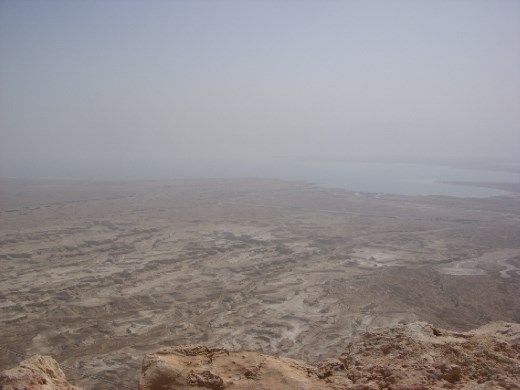 Dead Sea from the top of Masada
