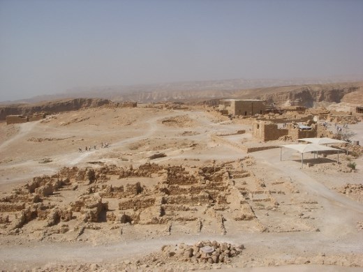 A view of the top of the mountain