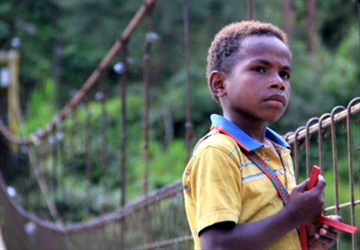 The next generation of Amungme Tribe, hopefully can develop Mimika