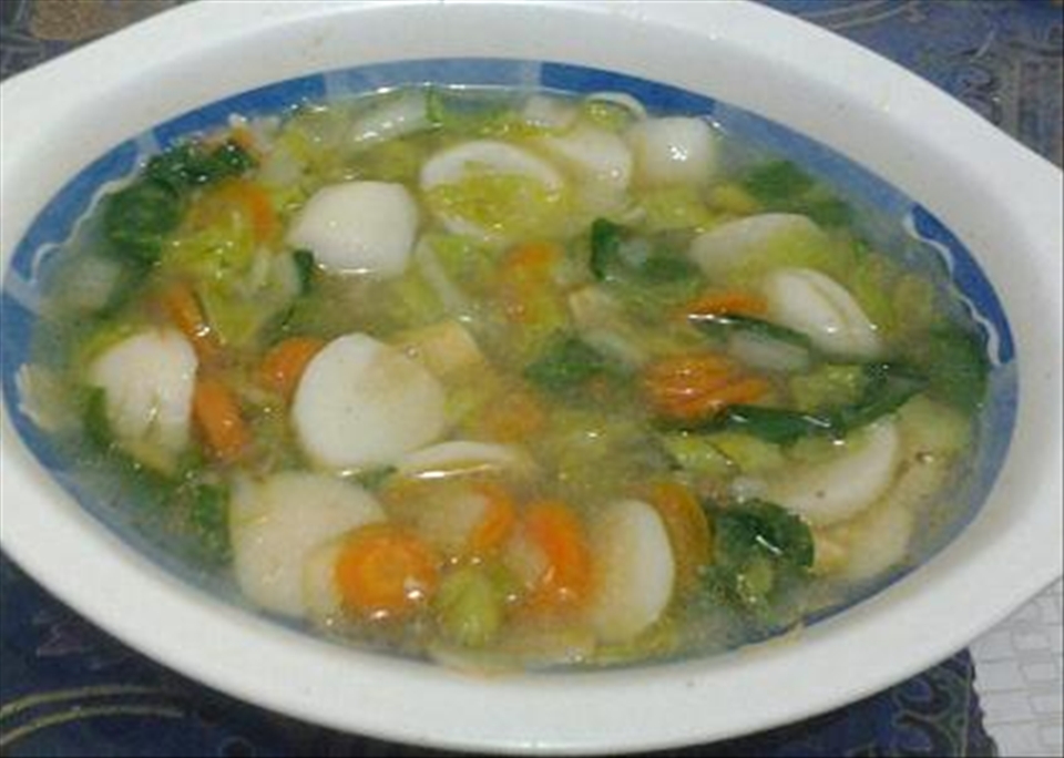 Voila....enjoy sea food cap cay. Usually served on Lunar New Year