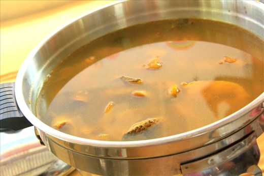 Voila! Fish Gangan from Belitung ready to serve 