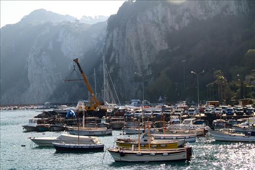 Sun shines over the boat that sails as we start the journey of ours. 