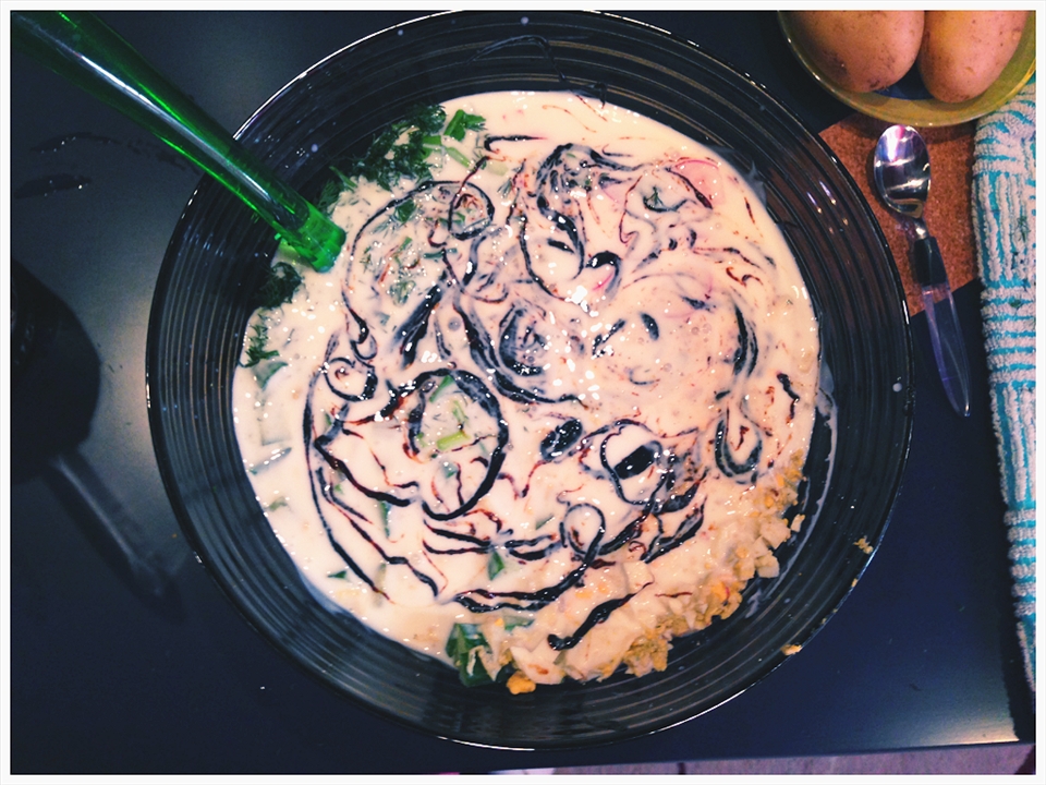 Now we add a kvass (concentrated)