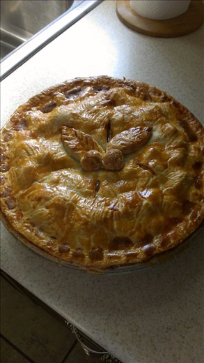 Big Chicken and Mushroom Pie