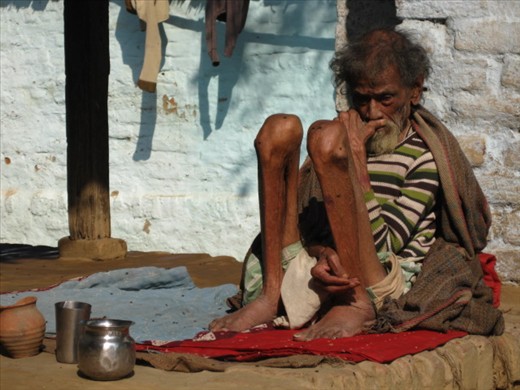 It is hard and hard to say what exactly this man (another one from my village) i