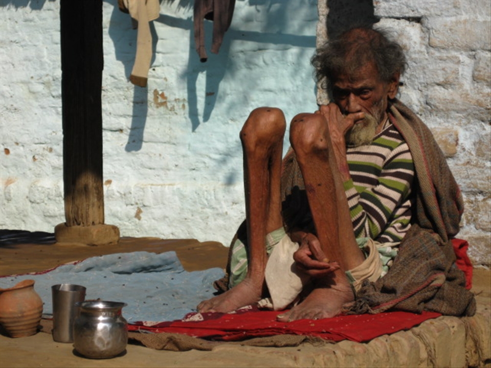 It is hard and hard to say what exactly this man (another one from my village) i