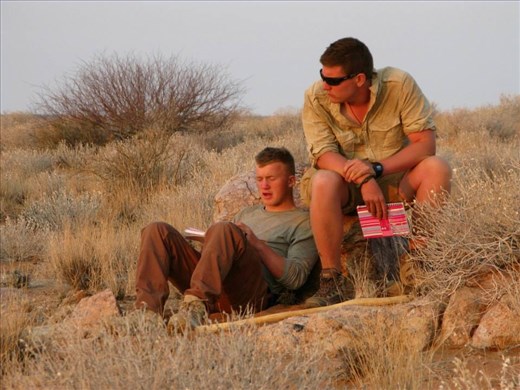 Moments of solitude. Listening to diary entry.