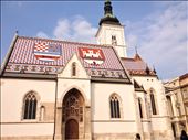 Cool church roof in Zagreb: by schmodude, Views[1059]