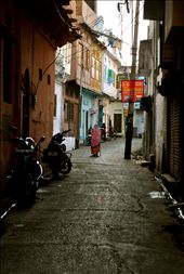 This is where she walks every morning, on the dark and narrow streets.: by scholarshipentry2012, Views[352]
