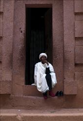 A monk resting in Lalibela: by scriptamanent, Views[387]