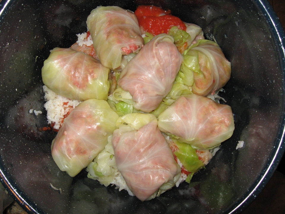 Step 9 - Layering in the pot