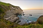 Cape Farewell, located west of Farewell Spit and 160km from Nelson, which is the headland of South  Island New Zealand. I paid my visit days before I departed to my homeland, Malaysia. I guessed it was destined, so that I could have a good farewell with New Zealand, a land full of wonders! One need days to see it, but needs a lifetime to understand it. From the moment I step out from the door (literally, the rock arch of Cape Farewell), hope to see you again in future, New Zealand.
 : by sean_lee, Views[647]