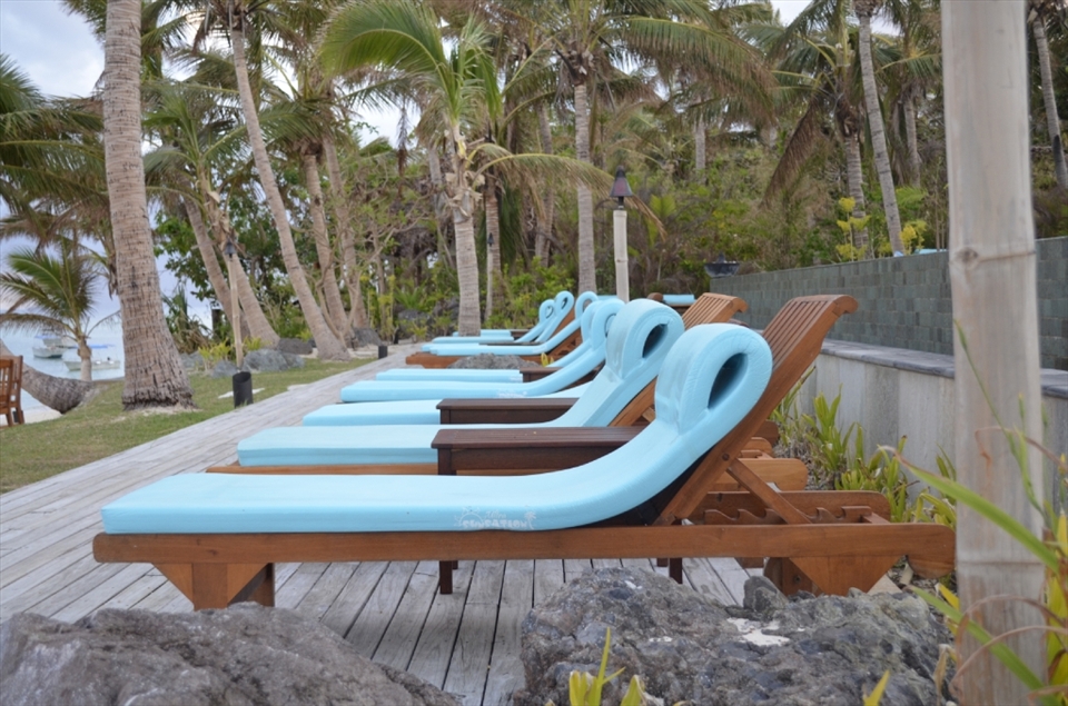 Morning rest with view of Ocean in front..