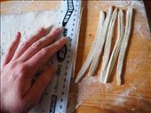 A ruler guides your knife, helping you cut evenly sized noodles.: by see_feel_eat, Views[267]