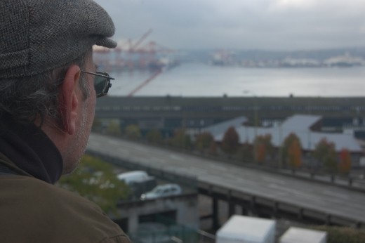 Step outside of the hustle of the market to find the day has changed its mood. 