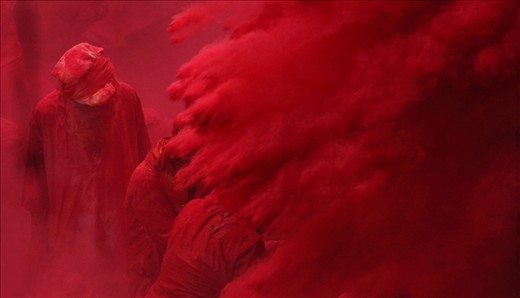 The famous mathura holi telling the tales of colorful tradition.