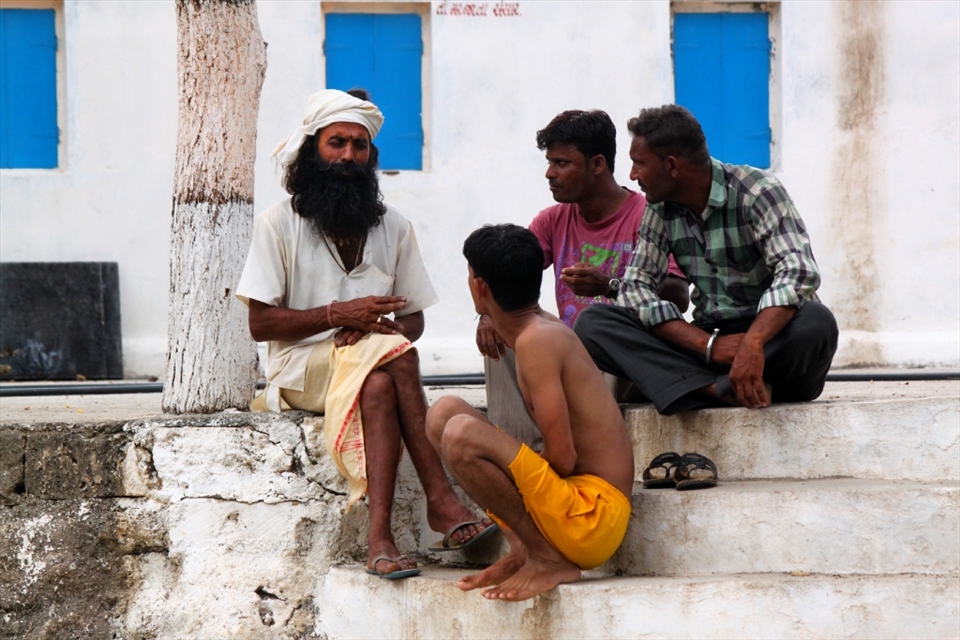 A man Beyond Theories ...
The only caretaker of temple who has conneted the nature and God in conservative aspects. His ideas and efforts to save this place has not very indepth justification. But he had done miracle by applying a superstion in the name of faith.  