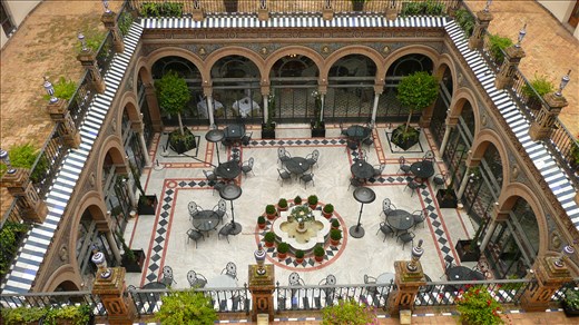 Patio en el Hotel Alfonso XIII, Sevilla