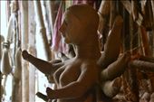 Durga idol ready to be coloured in Kumartuli - Potters' neighbourhood, Kolkata: by sermonsinstone, Views[284]