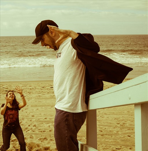 A perspective shot on Venice Beach