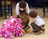 Children playing in traditional clothings: by sevilla, Views[272]