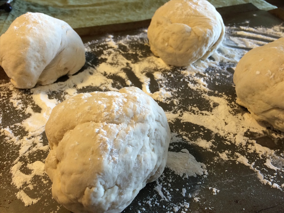The bread loaves as they wait to be transformed