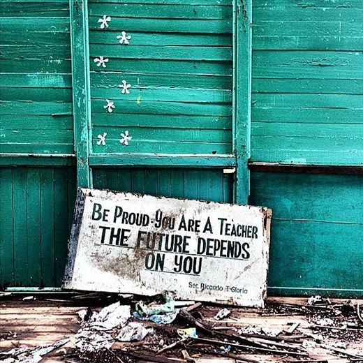 A reminder that destruction also occurs beyond the built environment.