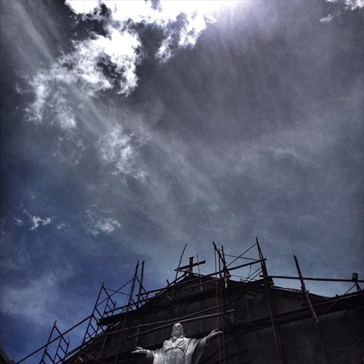 A church in repair. As I walked through it, I gave thanks for all of the blessin