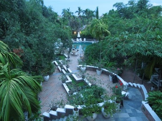 View of the resort grounds