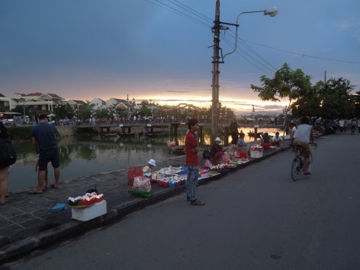 We walked along the beautiful Hoi An waterfront almost every evening