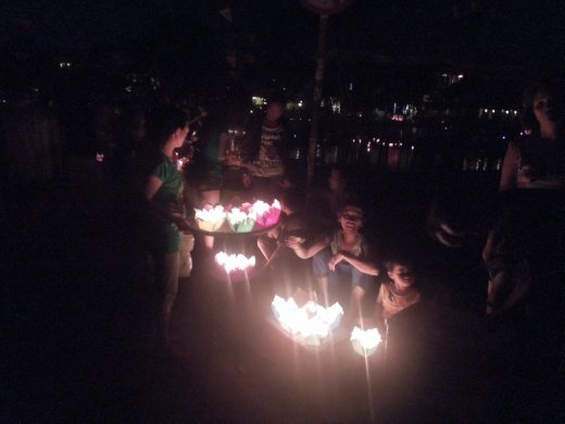 The Hoi An lantern festival! All of the waterfront buildings turn off their lights and locals and tourists go to the river to launch paper lanterns into the water