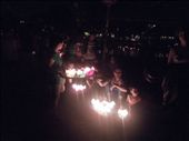 The Hoi An lantern festival! All of the waterfront buildings turn off their lights and locals and tourists go to the river to launch paper lanterns into the water: by sglass, Views[235]