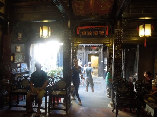 Touring another of the ancient merchants' houses