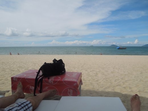 Day trip out to the beach beyond Hoi An to celebrate the 4th of July!