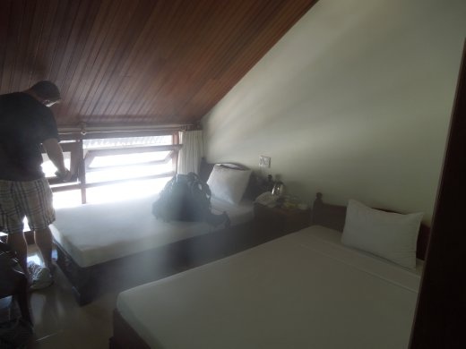 Our second hotel in Hoi An-- felt like we were in an attic!