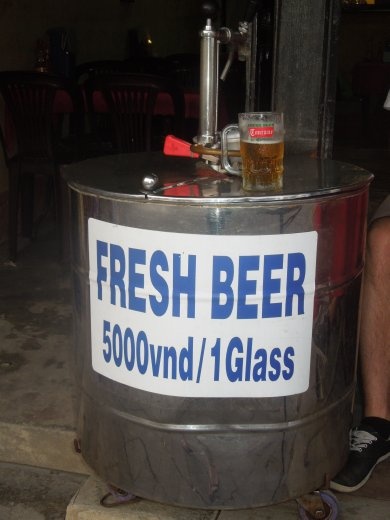 Yes, that is 25 cents for a beer...